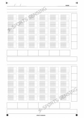 B5000 バレーボール 位置イベント分析シート