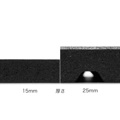 ラバーフロアマット(50cm×50cm) EVM-125